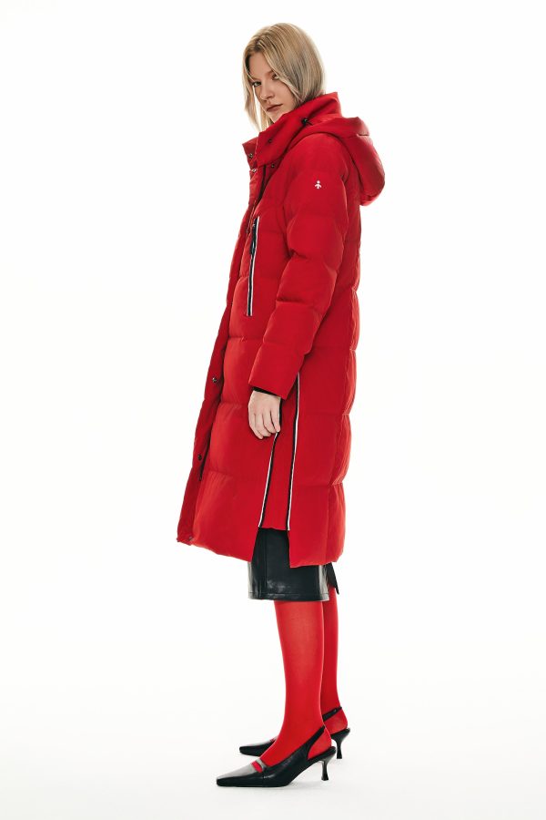 Knee Length Thickened Down Jacket - Image 17