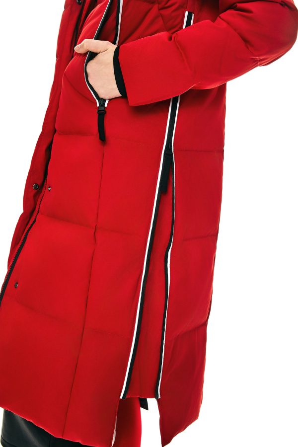 Knee Length Thickened Down Jacket - Image 19