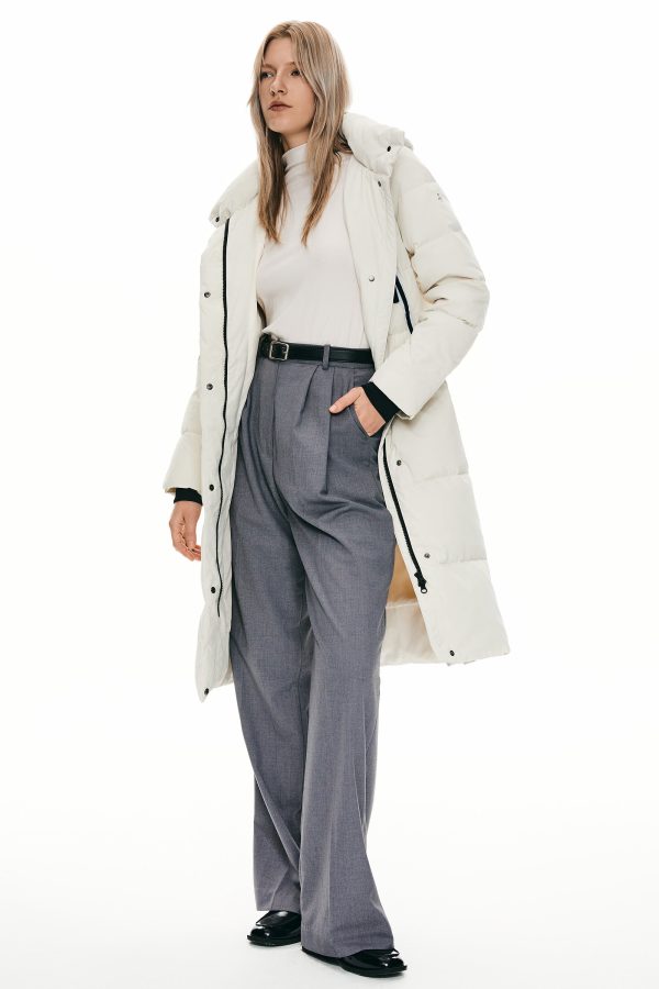 Knee Length Thickened Down Jacket - Image 31