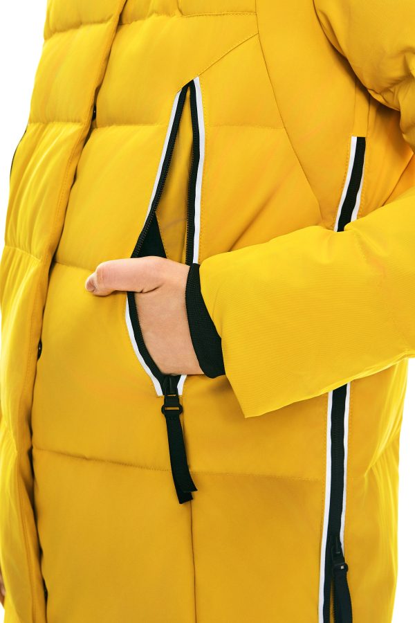 Knee Length Thickened Down Jacket - Image 30