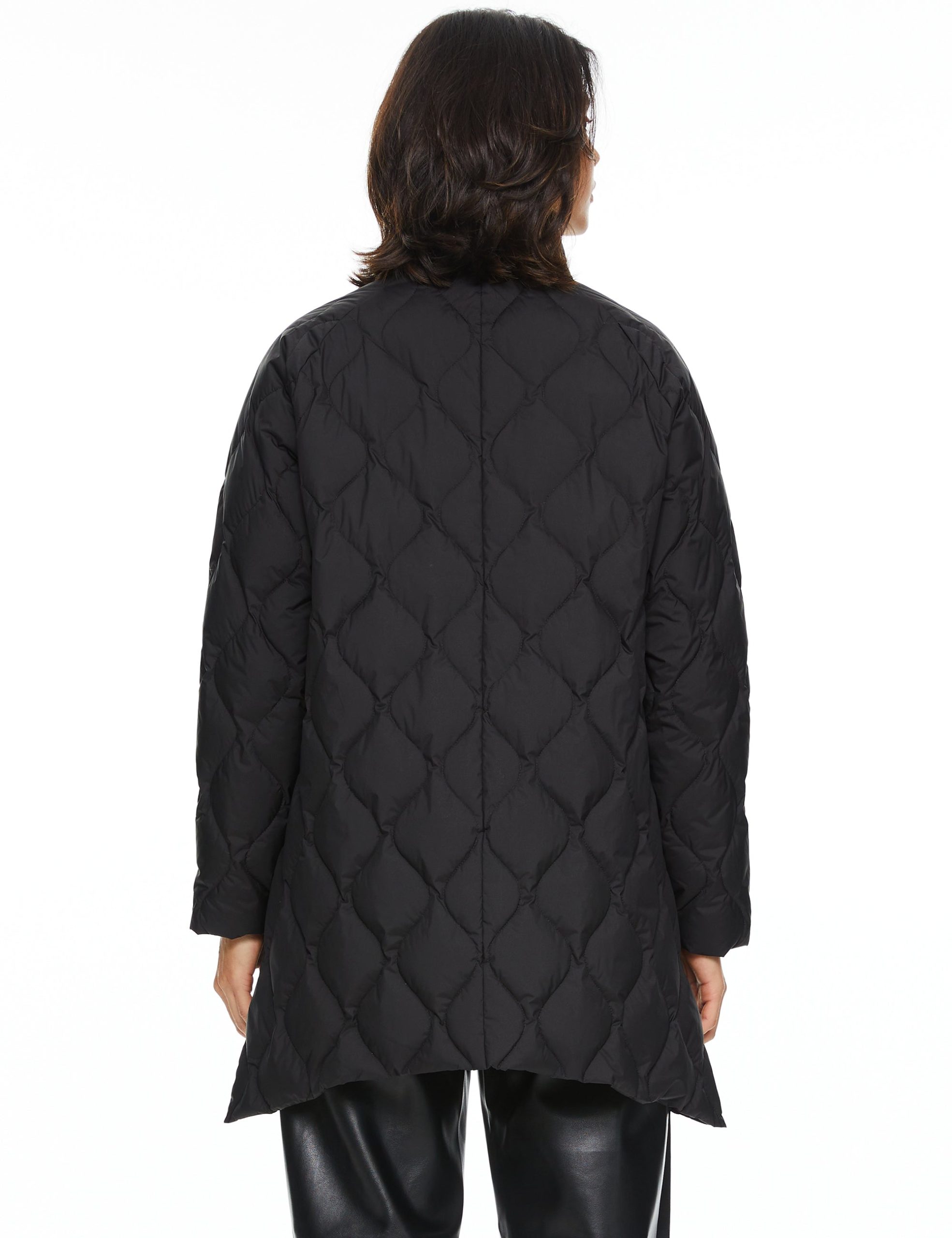 Oversized Quilted Puffer Jacket Lightweight with Pockets - Image 19