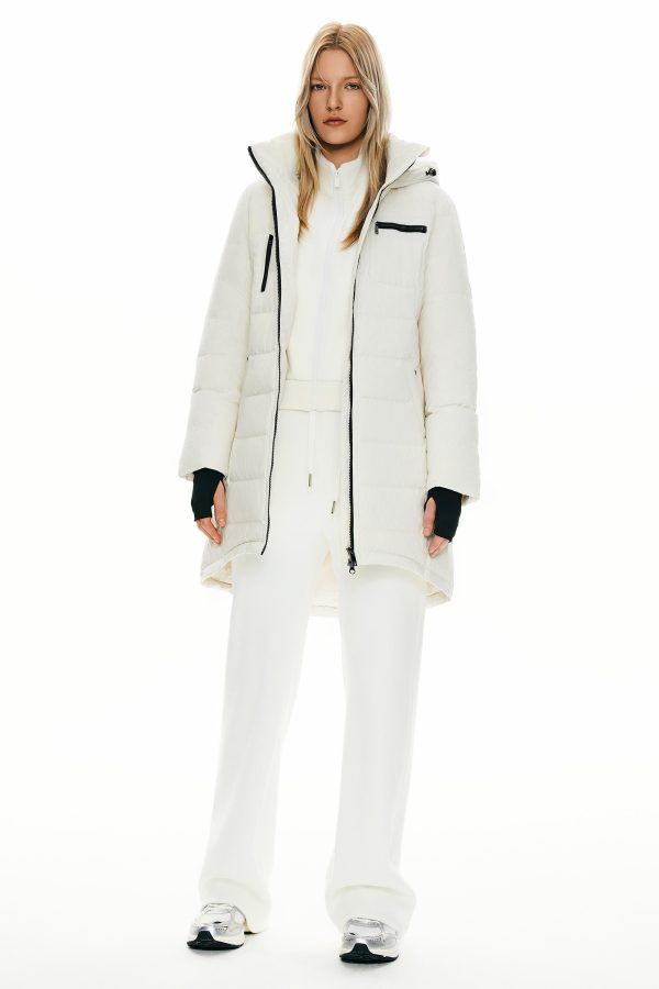 Slant Pocket Zip up Puffer Down Coat - Image 5