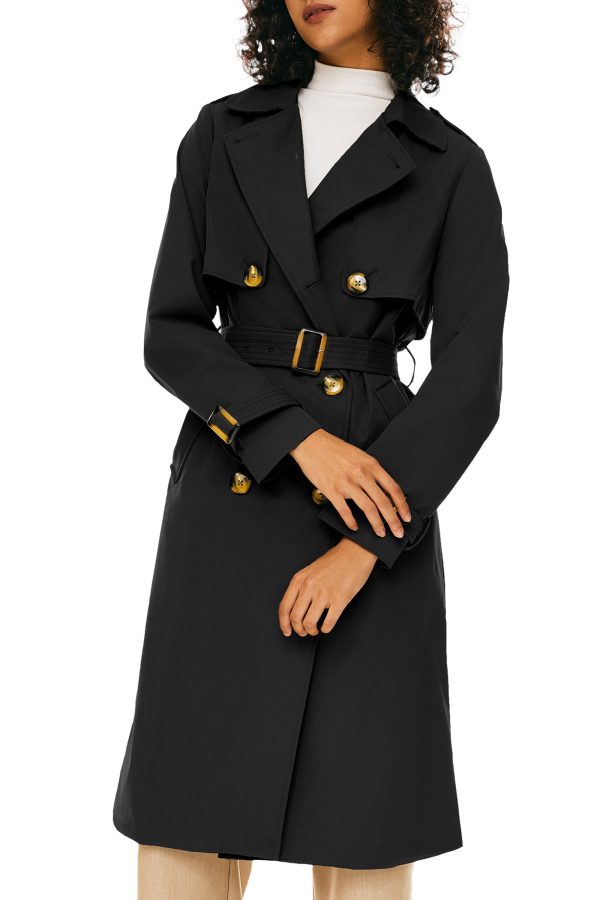 3/4 Belted Double-Breasted Hudson Trench - Image 12