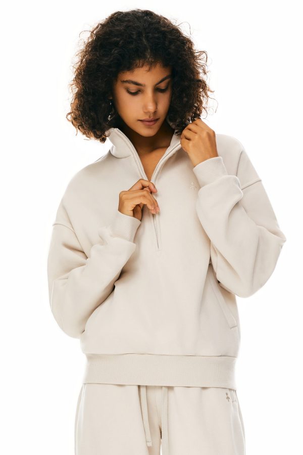 Oversized Half Zip Sweatshirts - Image 3