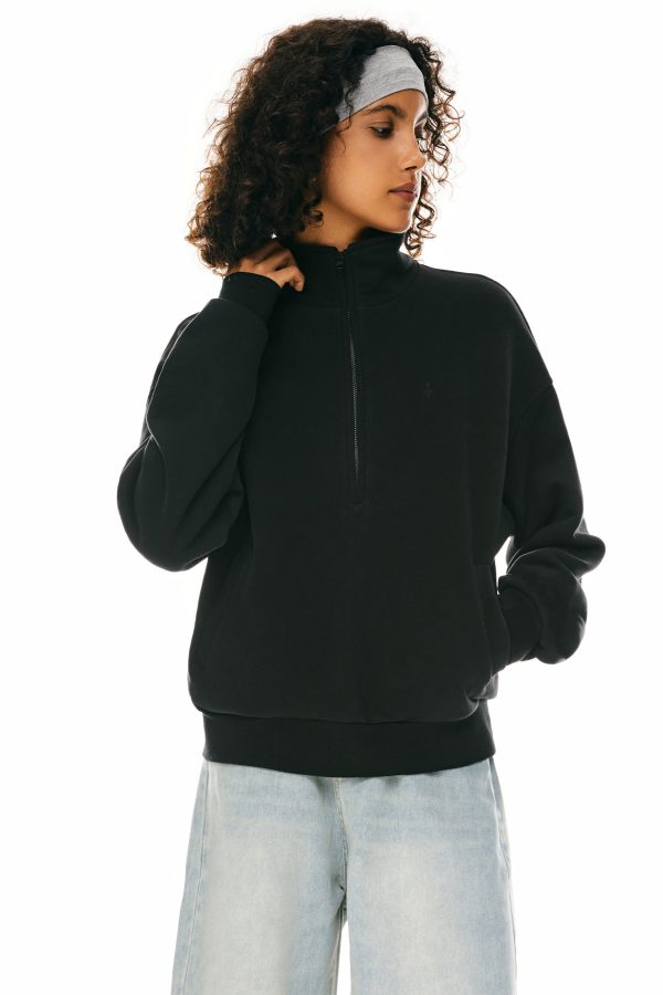 Oversized Half Zip Sweatshirts - Image 10