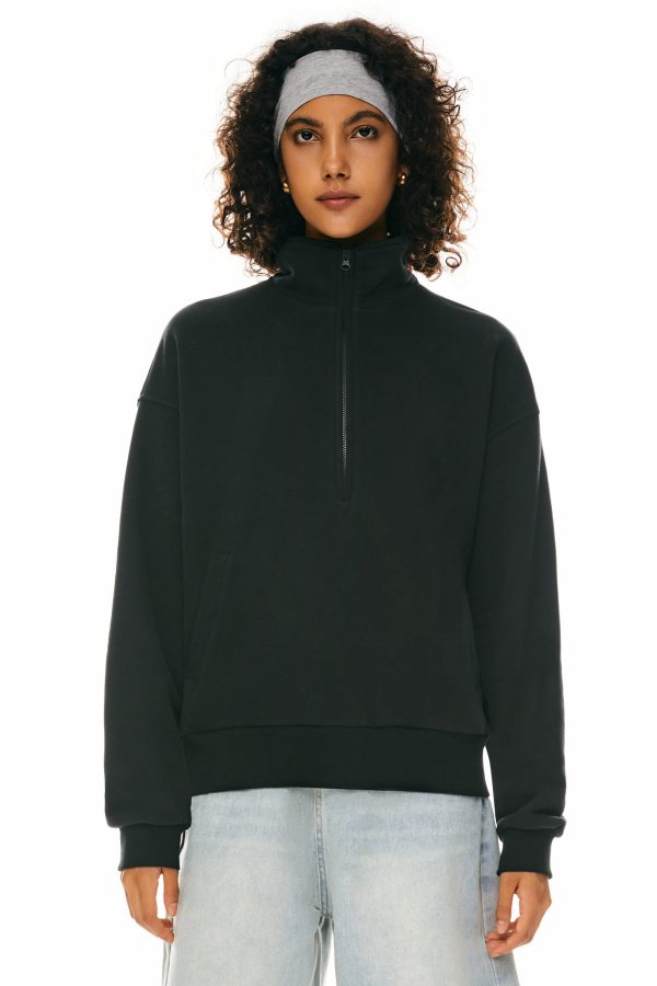 Oversized Half Zip Sweatshirts - Image 12