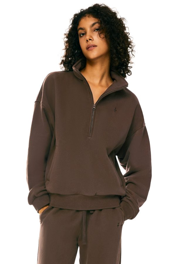Oversized Half Zip Sweatshirts - Image 16