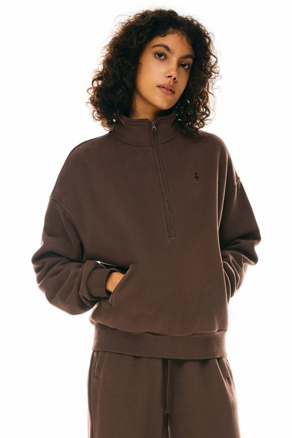 Oversized Half Zip Sweatshirts - Image 17