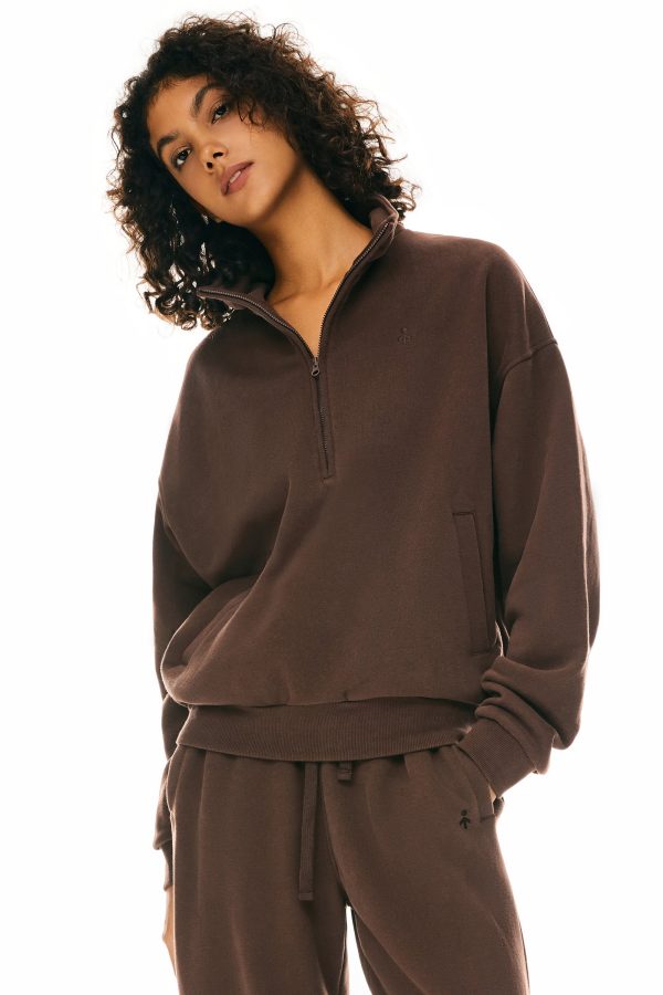Oversized Half Zip Sweatshirts - Image 18