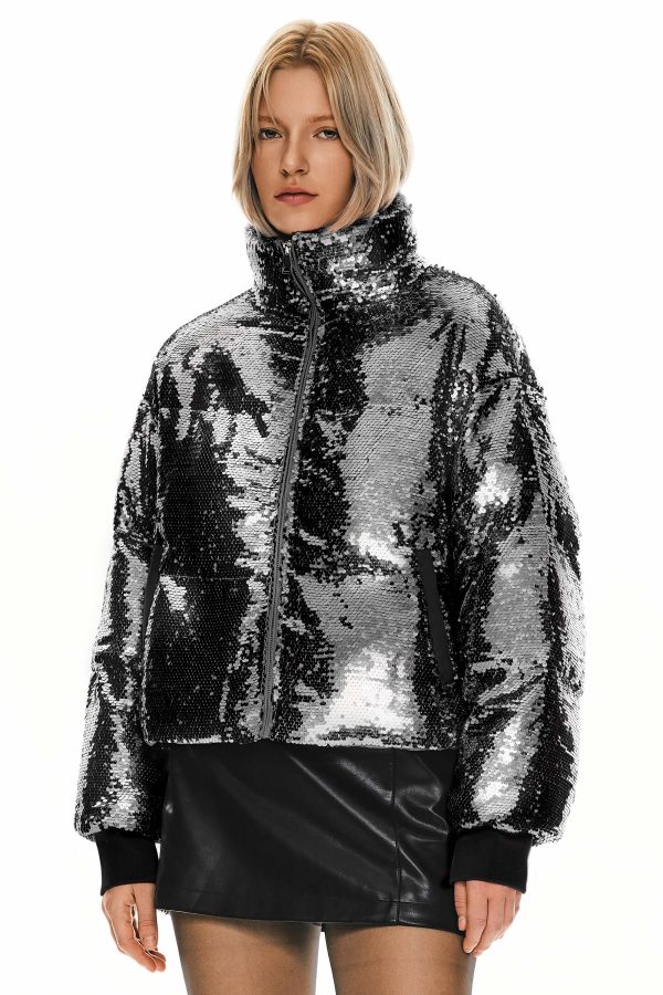 Puff-O? O-Lab Disco Sequin Down Jacket - Image 16