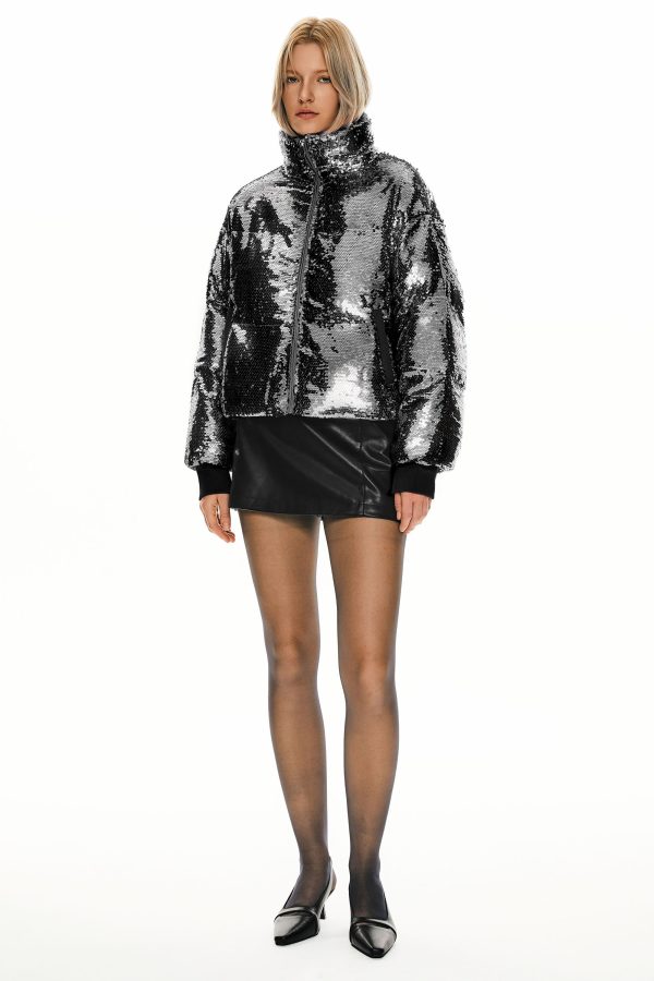 Puff-O? O-Lab Disco Sequin Down Jacket - Image 18