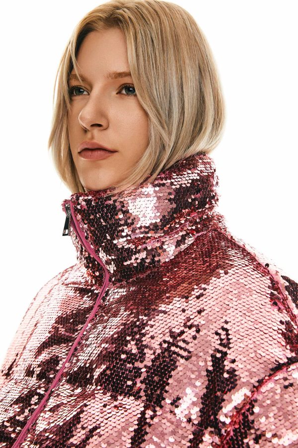 Puff-O? O-Lab Disco Sequin Down Jacket - Image 6