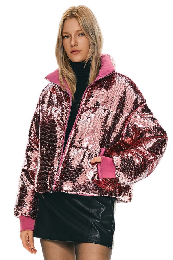Puff-O? O-Lab Disco Sequin Down Jacket - Image 2