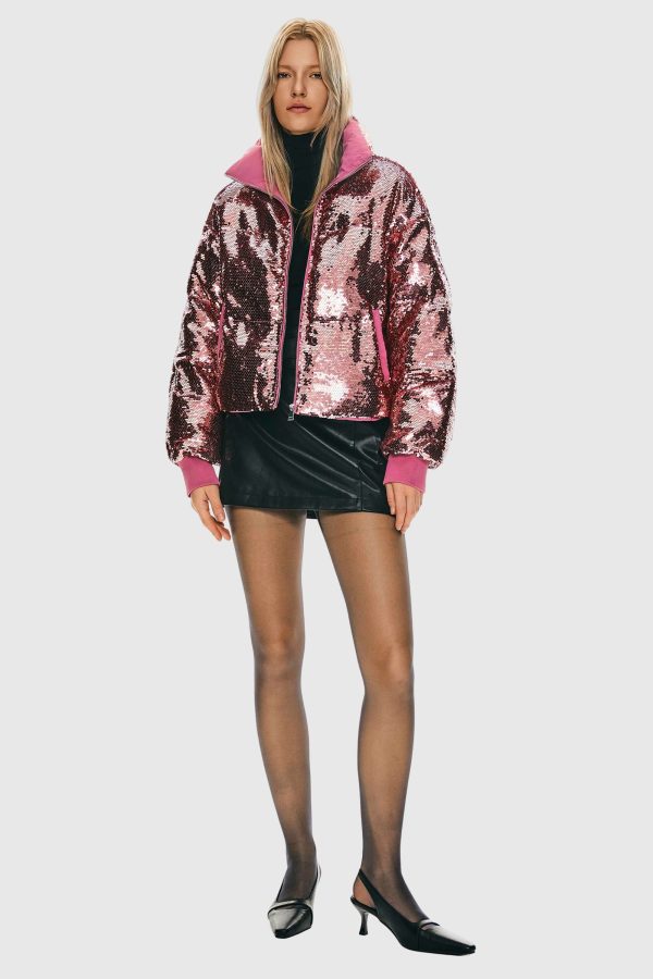 Puff-O? O-Lab Disco Sequin Down Jacket