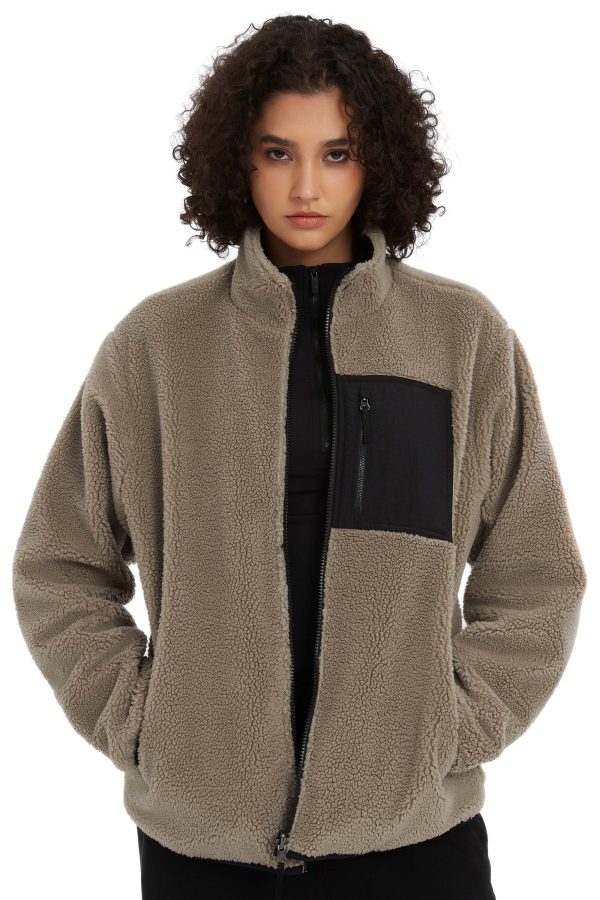 Reversible Fleece Jackets Full Zip Long Sleeve - Image 6