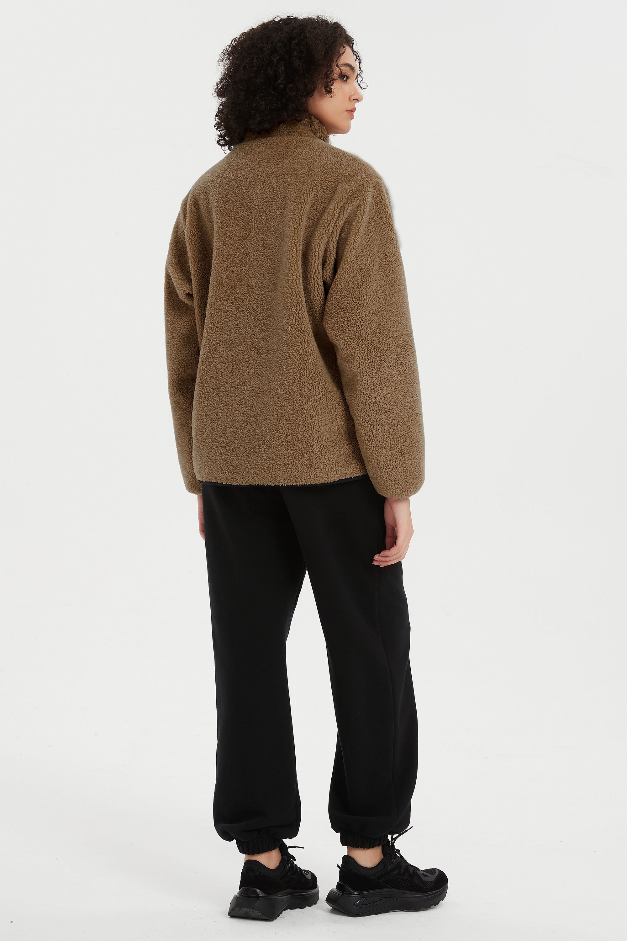 Reversible Fleece Jackets Full Zip Long Sleeve - Image 9