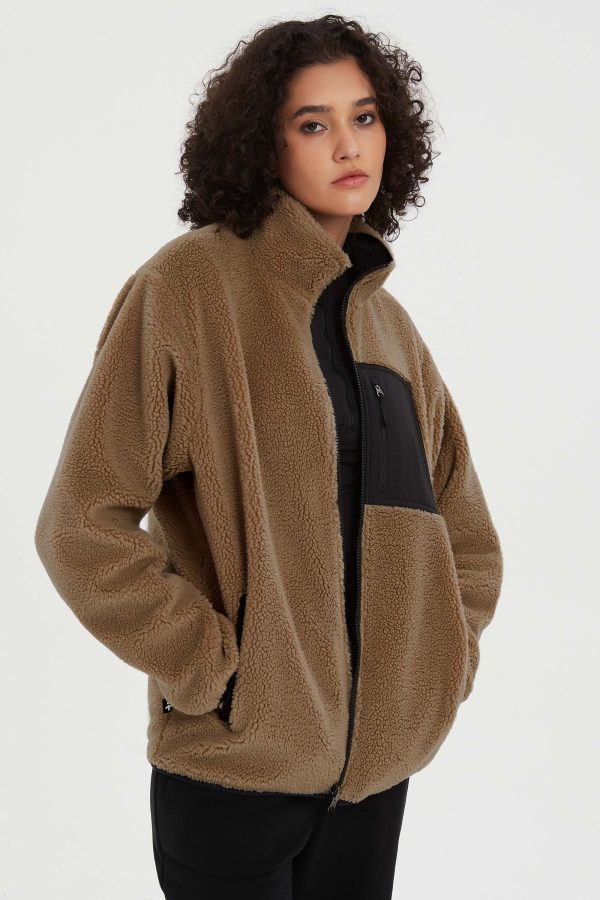 Reversible Fleece Jackets Full Zip Long Sleeve - Image 13