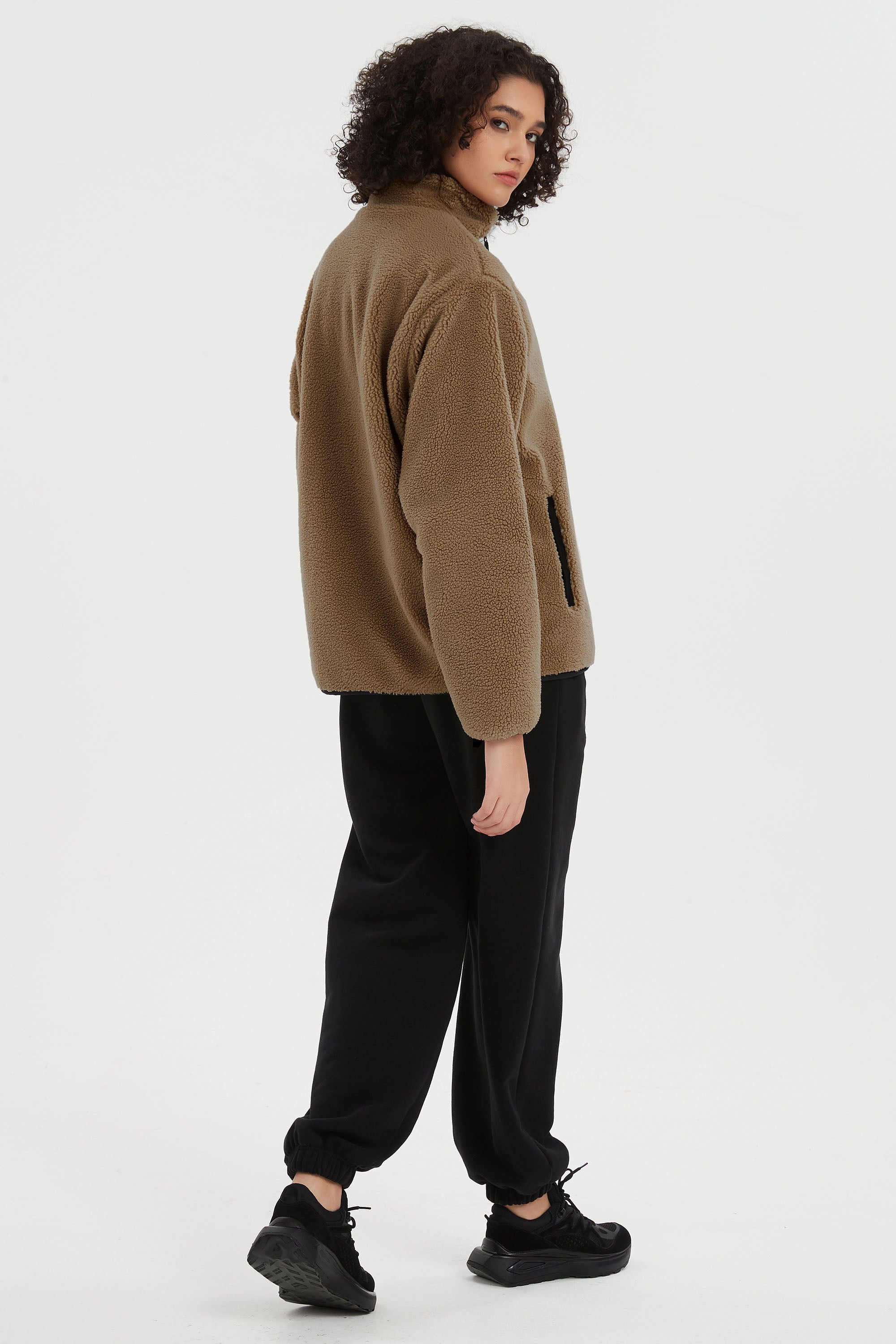 Reversible Fleece Jackets Full Zip Long Sleeve - Image 7