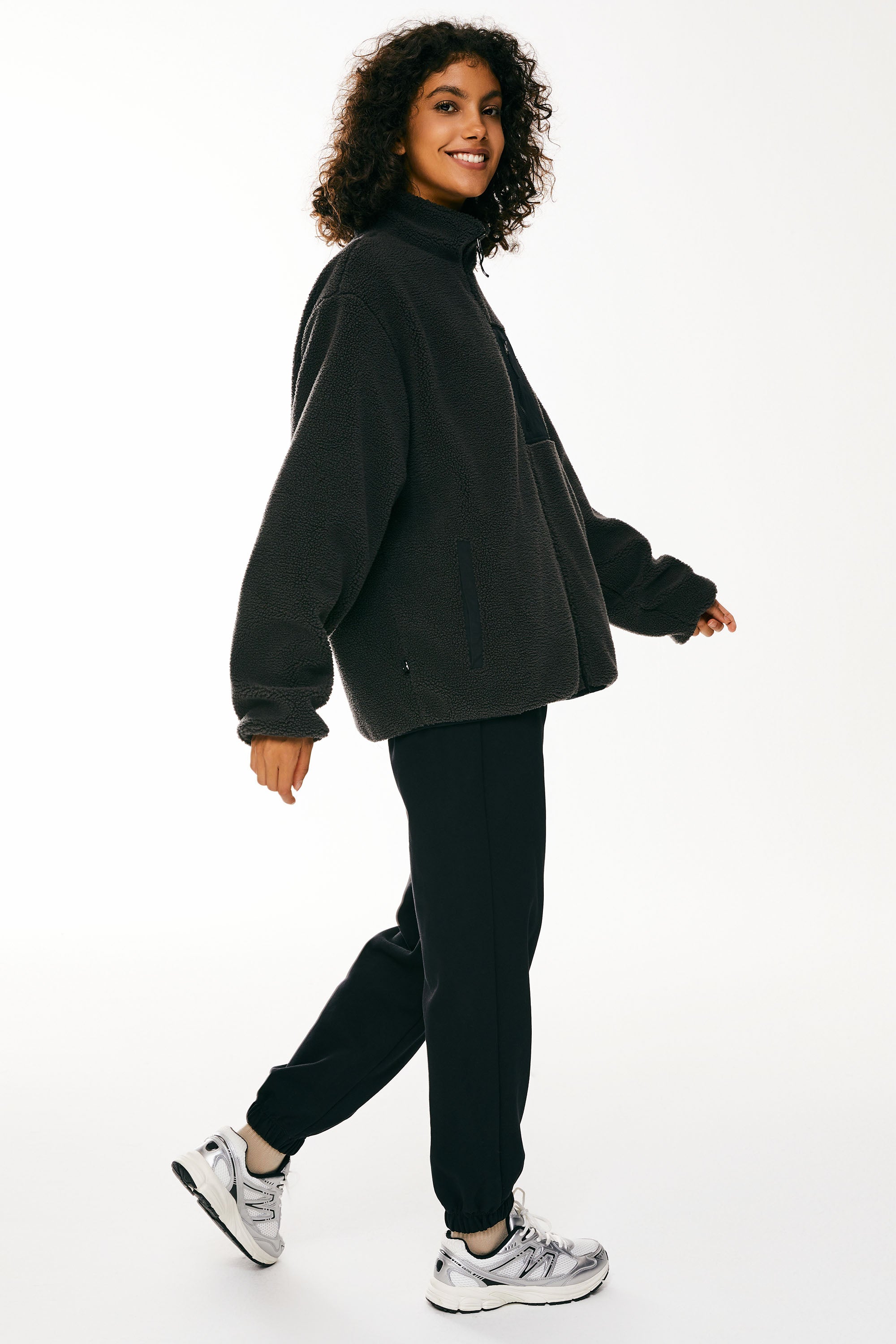 Reversible Fleece Jackets Full Zip Long Sleeve - Image 19