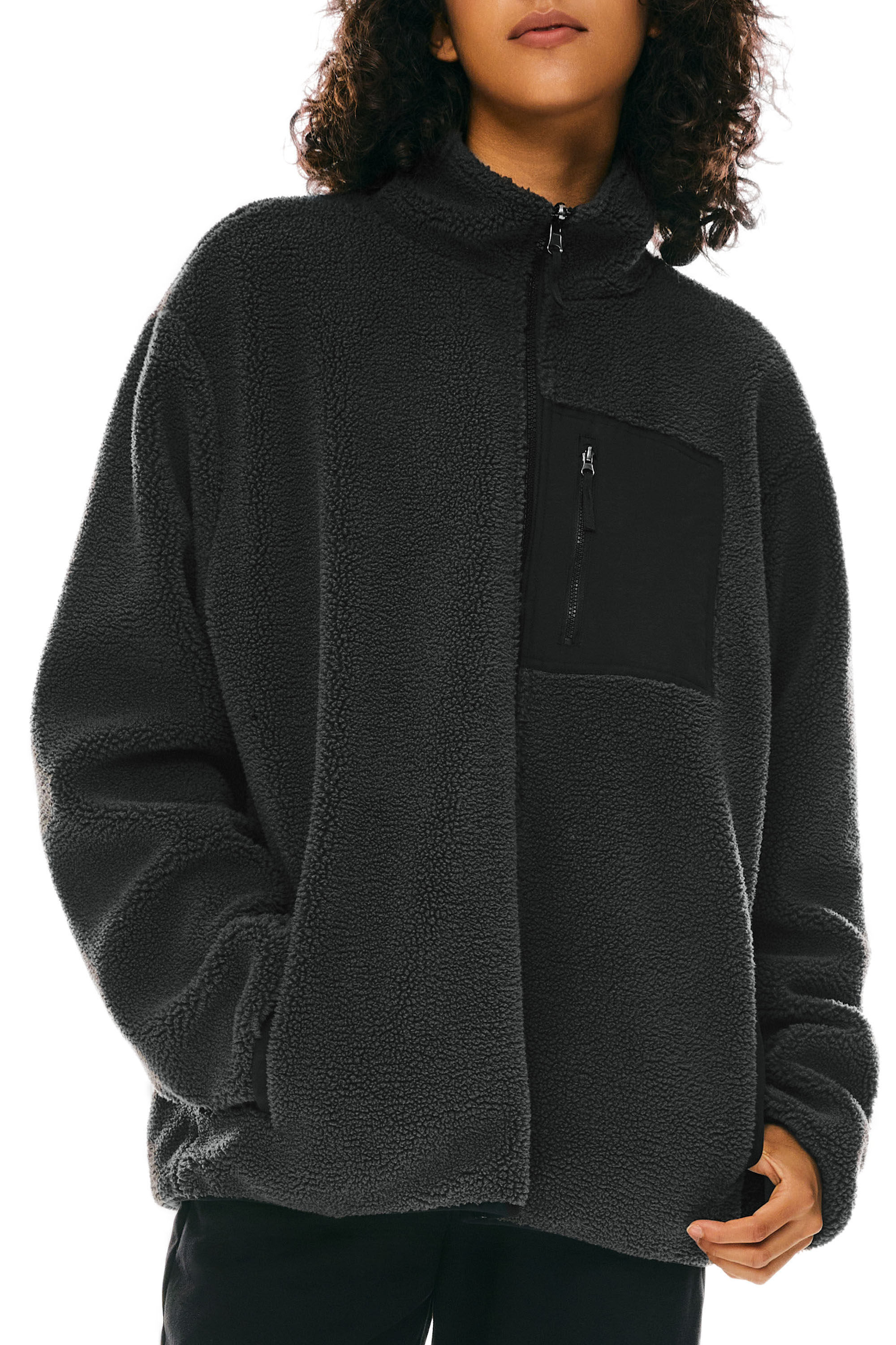 Reversible Fleece Jackets Full Zip Long Sleeve - Image 26