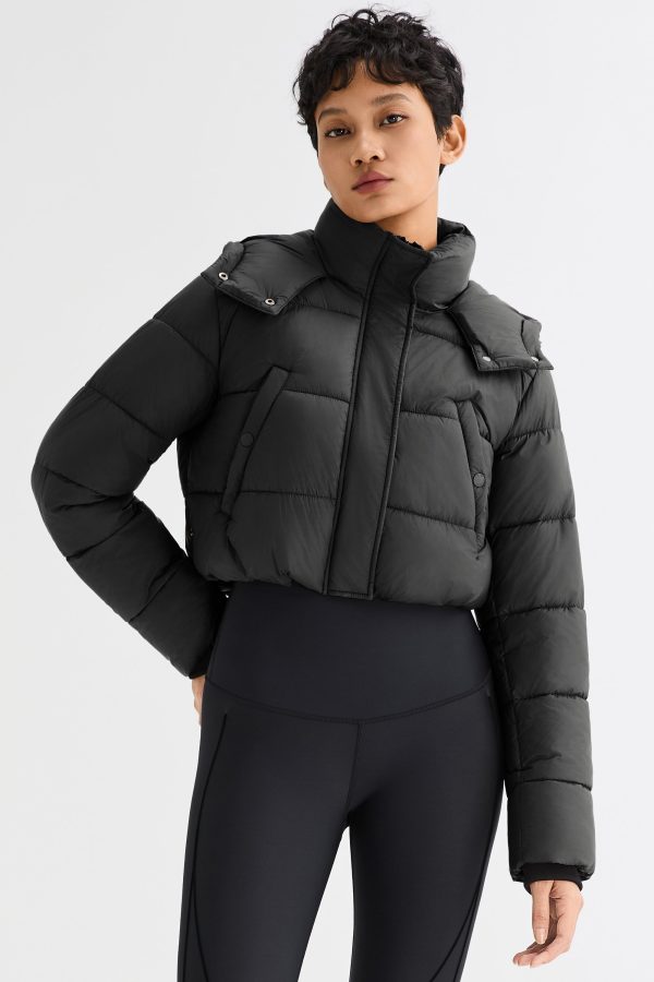 Urban Essential Cropped Lyrella Puffer Jacket - Image 24
