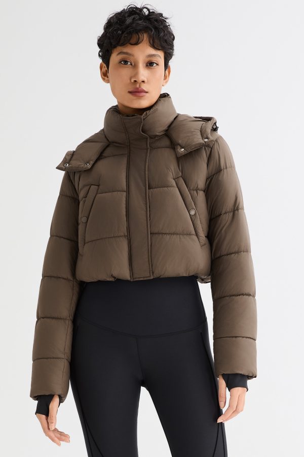 Urban Essential Cropped Lyrella Puffer Jacket - Image 18