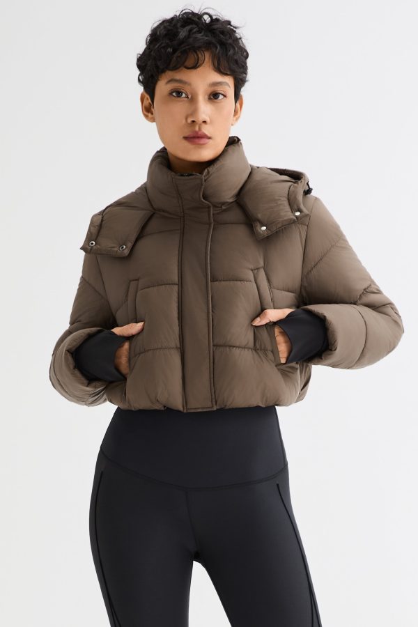 Urban Essential Cropped Lyrella Puffer Jacket - Image 13
