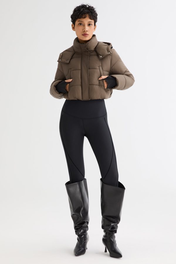Urban Essential Cropped Lyrella Puffer Jacket - Image 19