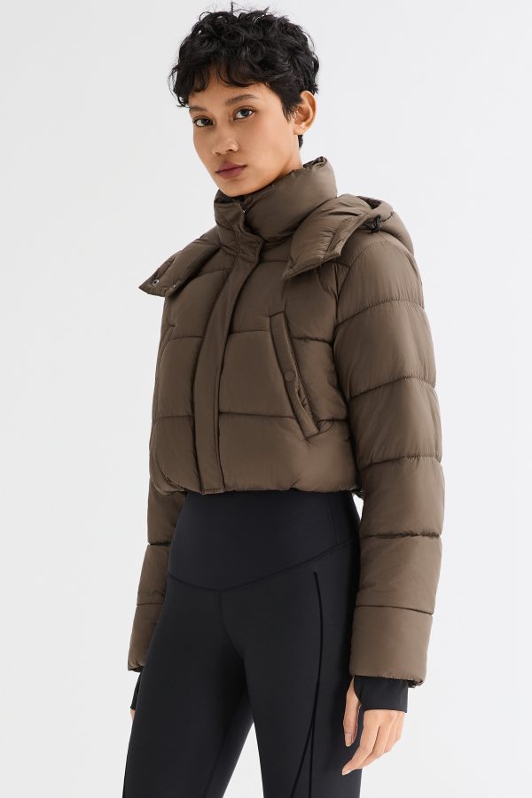 Urban Essential Cropped Lyrella Puffer Jacket - Image 14