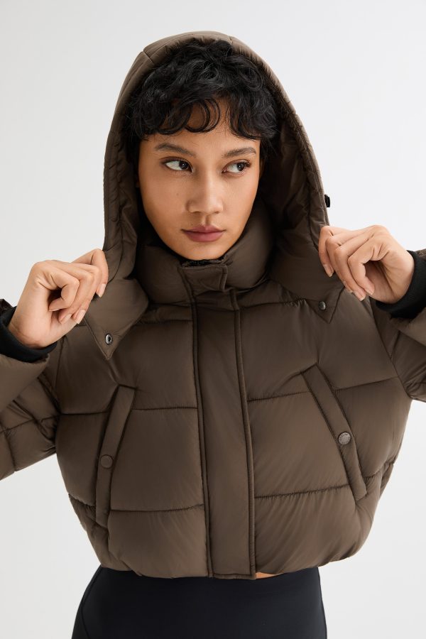 Urban Essential Cropped Lyrella Puffer Jacket - Image 17