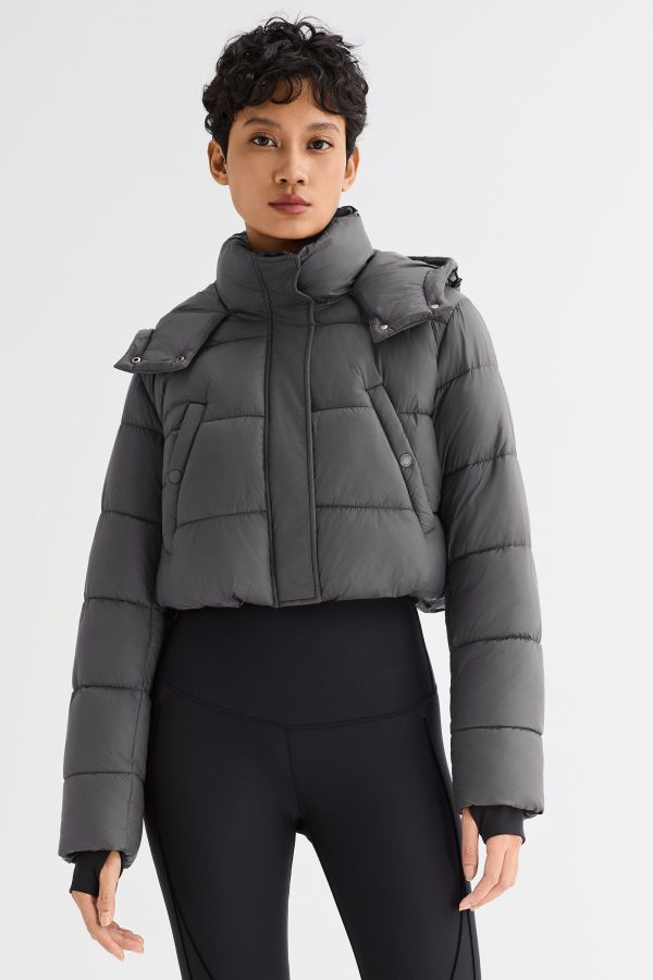 Urban Essential Cropped Lyrella Puffer Jacket - Image 34
