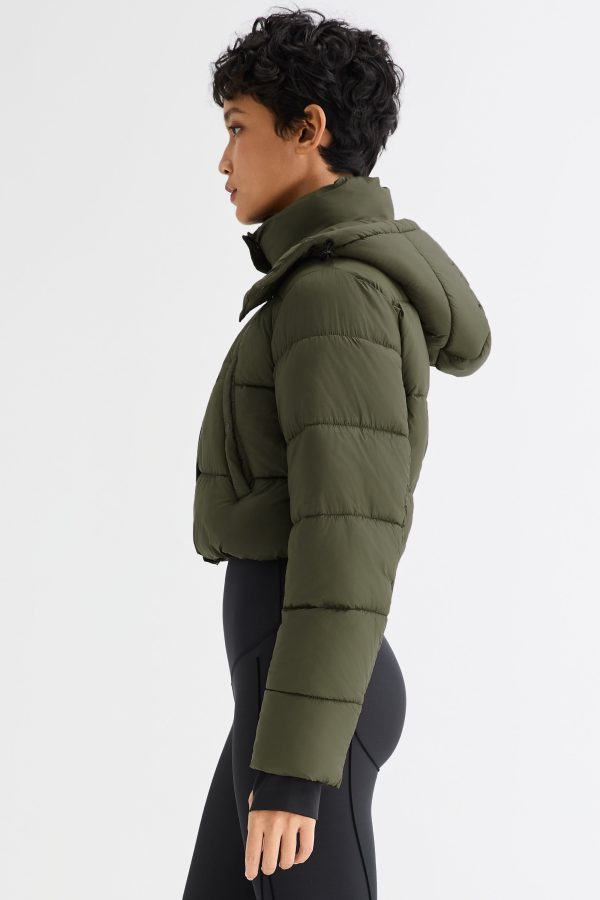 Urban Essential Cropped Lyrella Puffer Jacket - Image 7