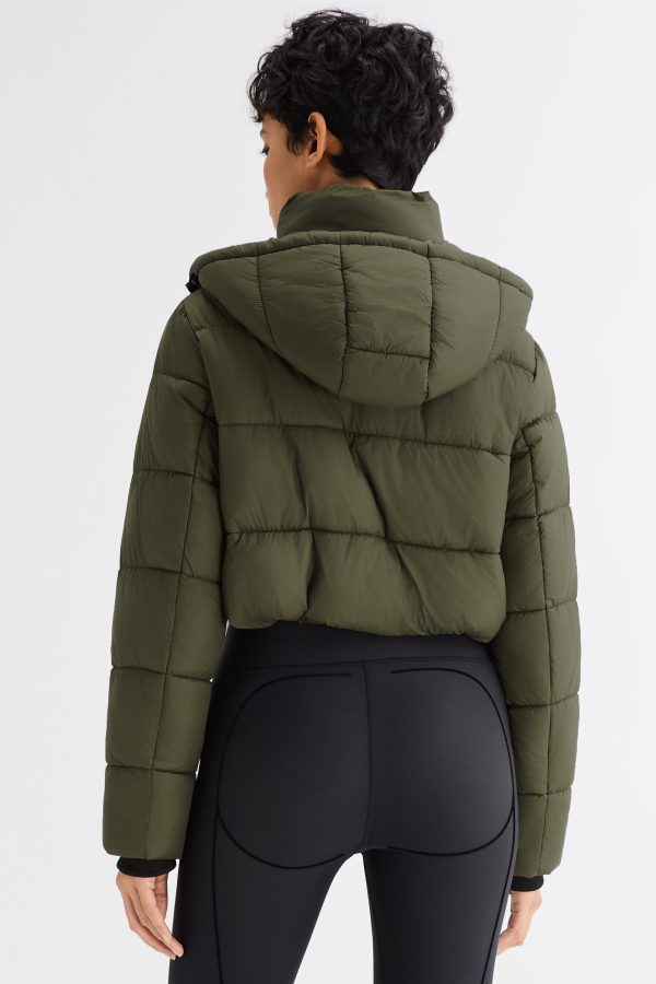 Urban Essential Cropped Lyrella Puffer Jacket - Image 6