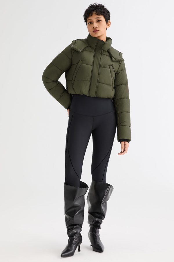 Urban Essential Cropped Lyrella Puffer Jacket - Image 5