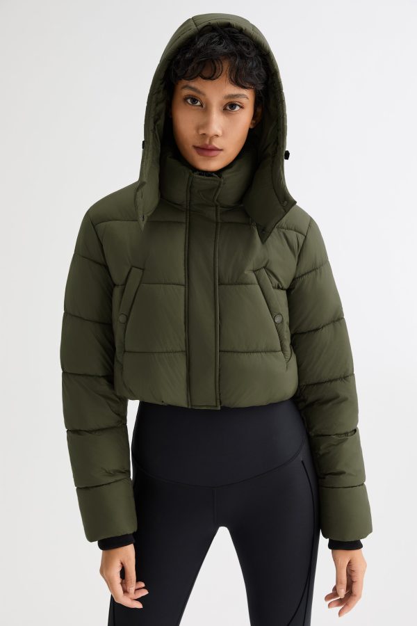Urban Essential Cropped Lyrella Puffer Jacket - Image 4