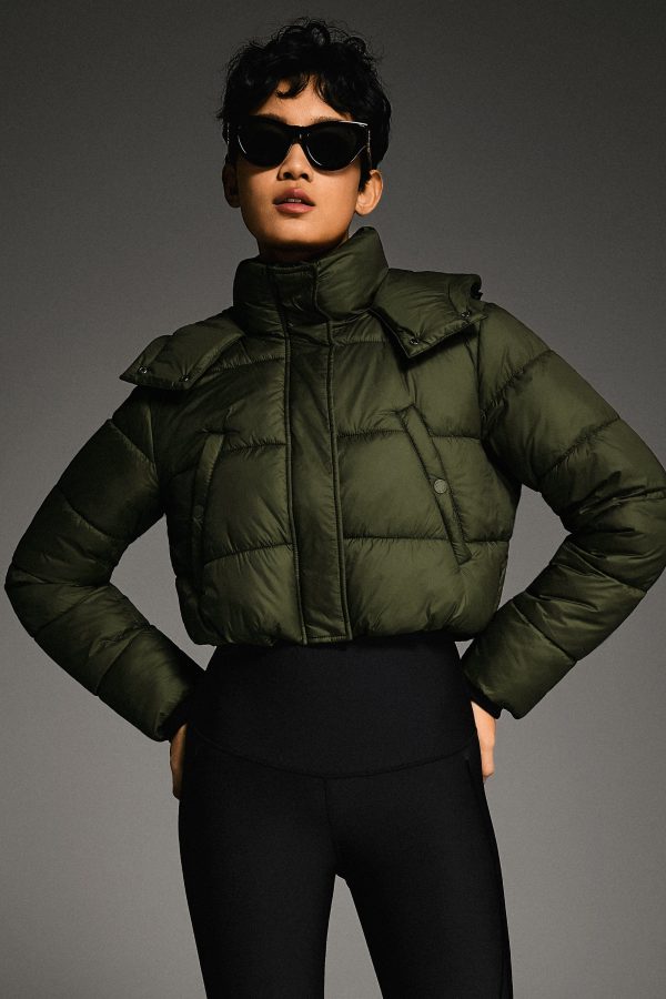 Urban Essential Cropped Lyrella Puffer Jacket - Image 2