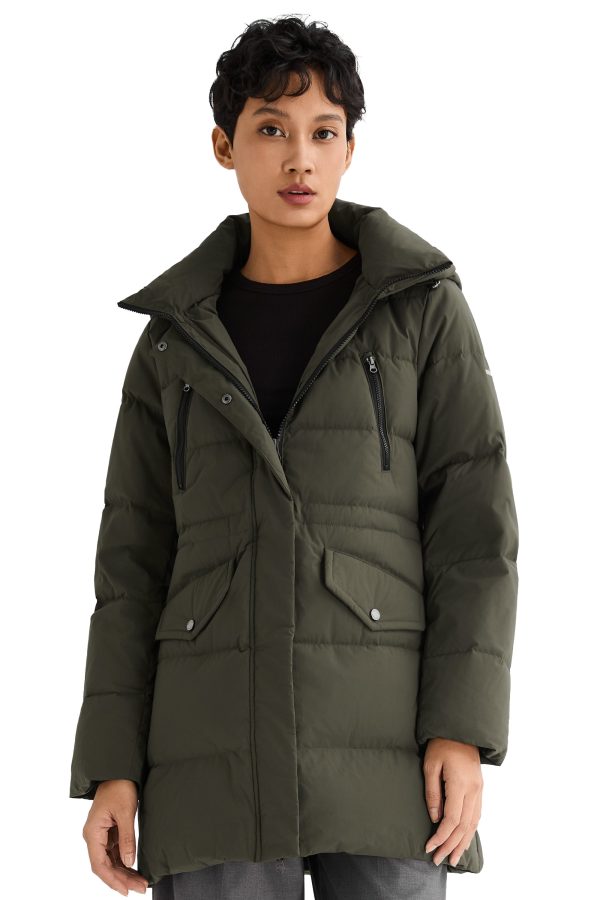 Waterproof Thickened Down Jacket with Hood - Image 49