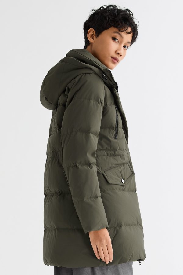 Waterproof Thickened Down Jacket with Hood - Image 53