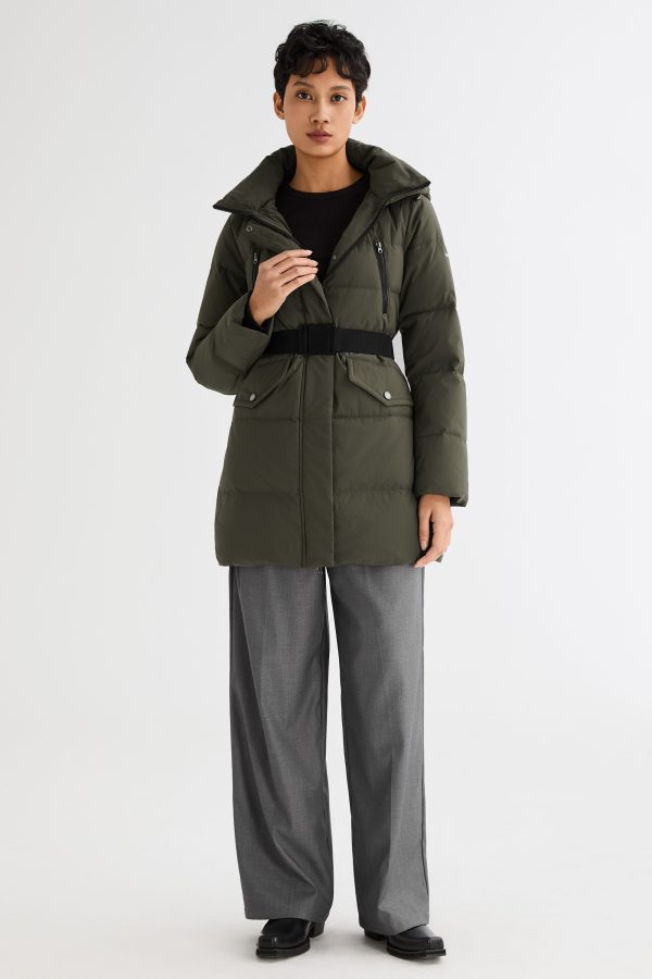 Waterproof Thickened Down Jacket with Hood - Image 54