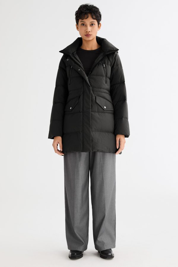 Waterproof Thickened Down Jacket with Hood - Image 35