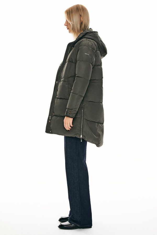 Zipper Winter Thickened Puffer Coat - Image 3