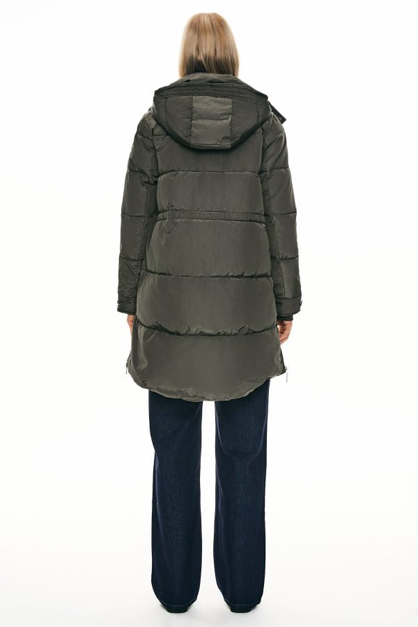 Zipper Winter Thickened Puffer Coat - Image 4