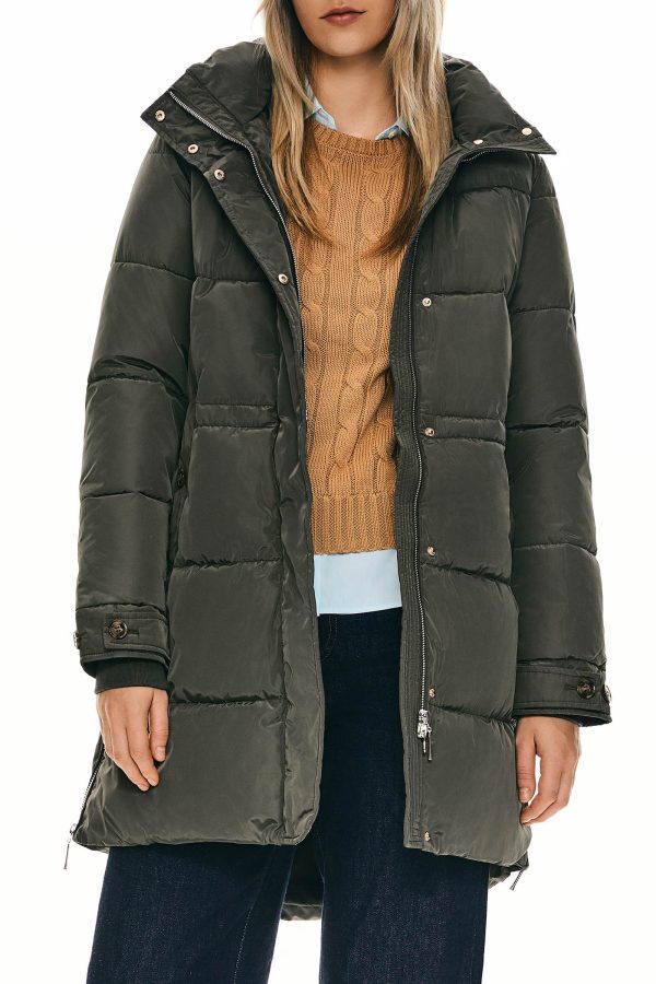 Zipper Winter Thickened Puffer Coat - Image 11