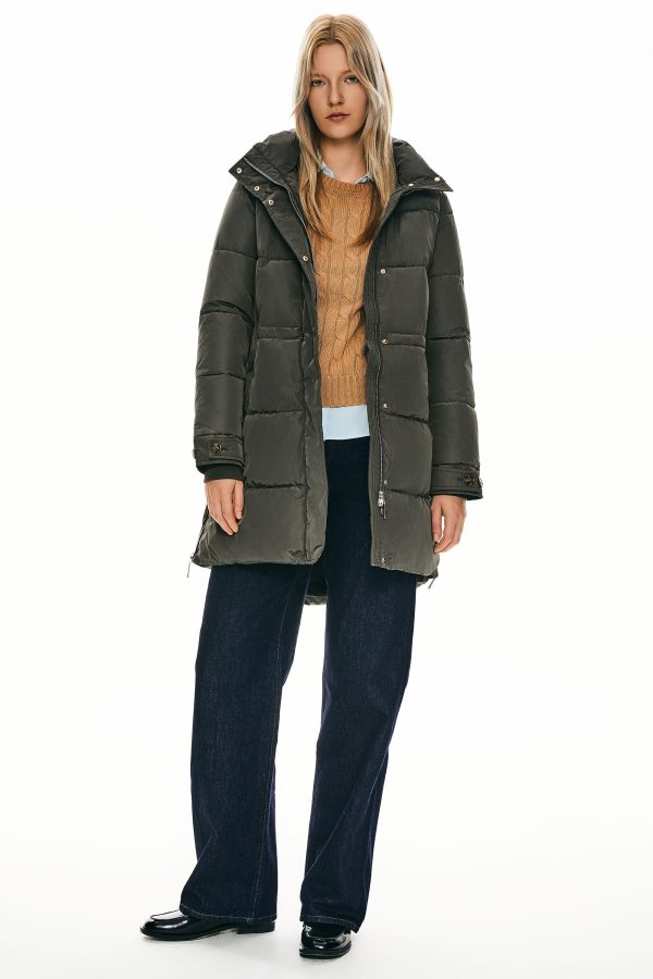 Zipper Winter Thickened Puffer Coat - Image 10