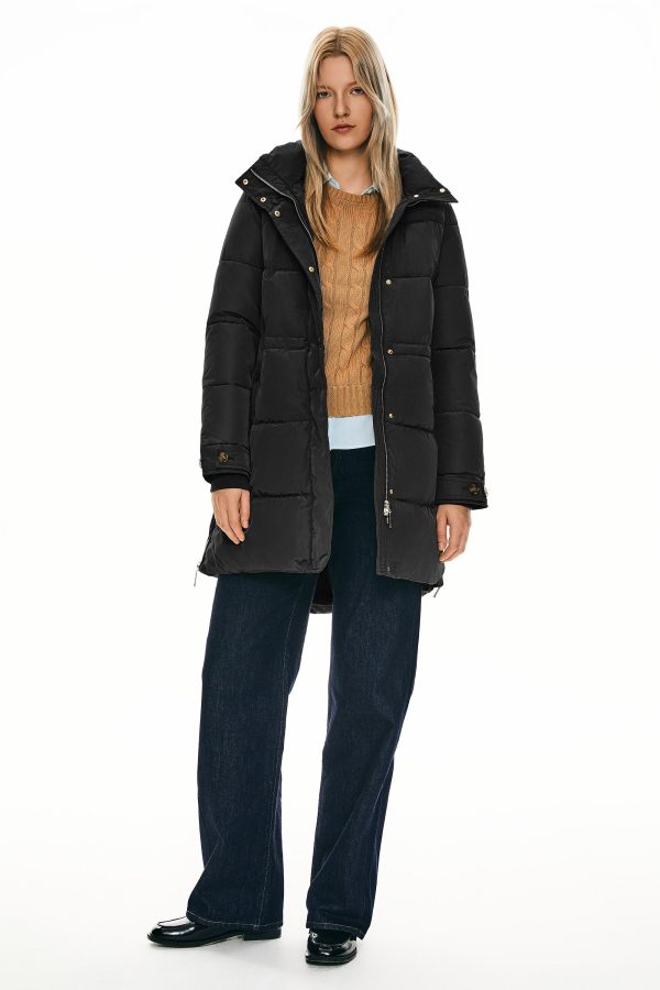 Zipper Winter Thickened Puffer Coat - Image 20