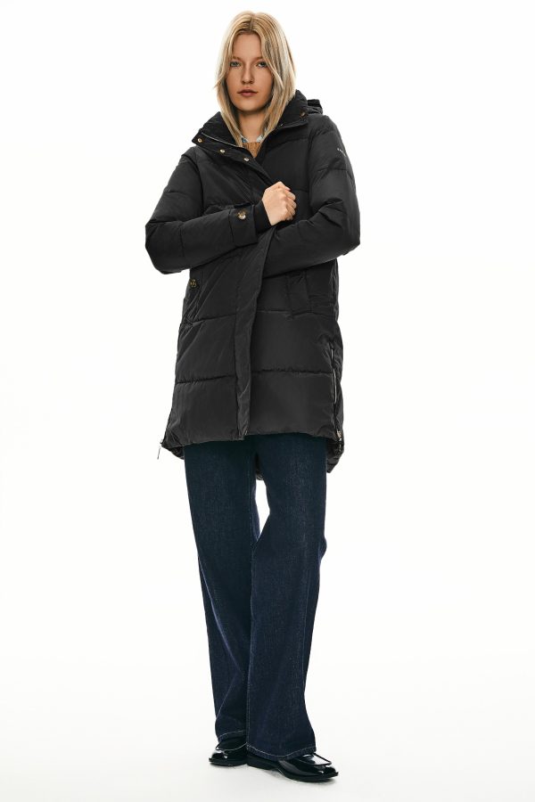 Zipper Winter Thickened Puffer Coat - Image 22