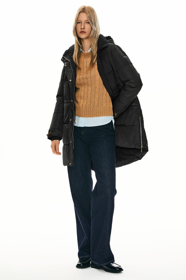 Zipper Winter Thickened Puffer Coat - Image 23