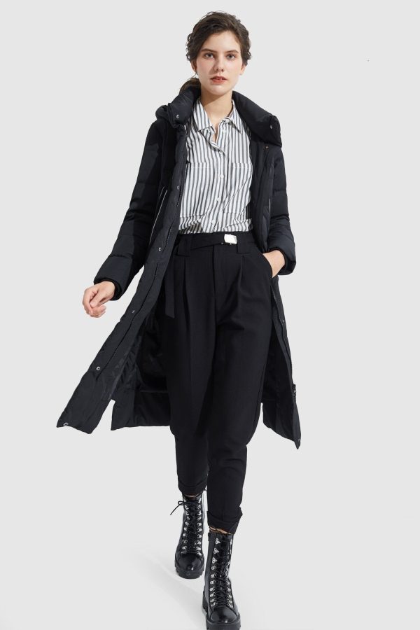 Knee Length Thickened Down Jacket - Image 8