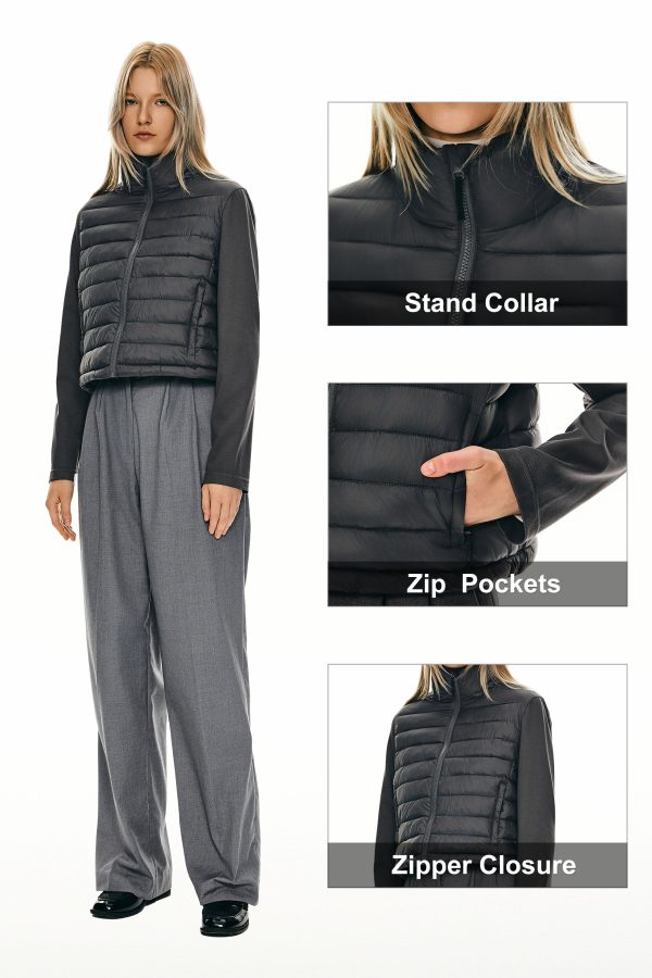 Lightweight Jacket Quilted Puffer Hybrid Breathable - Image 19